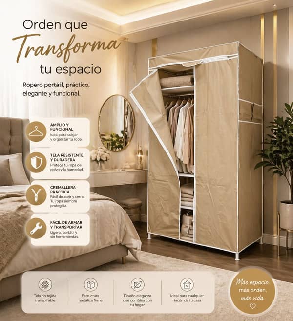 Ropero portátil
